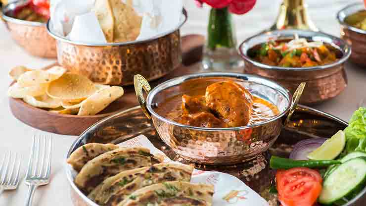 Dinner for two in The Curry Room